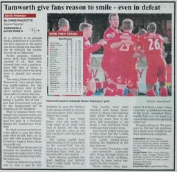 Match Report: Tamworth vs Luton Town FC (19th Oct 2013)