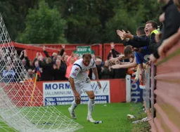 Paul Benson has just scored Luton's fourth