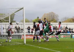 Mark Cullen heads in the winner