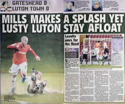 Match Report: Gateshead vs Luton Town FC (2nd Nov 2013)