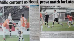 Match Report: Gateshead vs Luton Town FC (2nd Nov 2013)