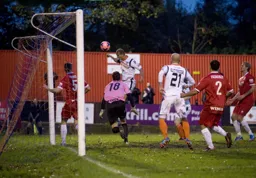 Paul Benson heads in Luton goal