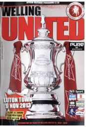 Programme: Welling United vs Luton Town FC (9th Nov 2013)