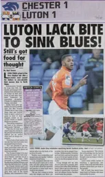 Match Report: Chester FC vs Luton Town FC (16th Nov 2013)