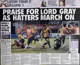 Match Report: Luton Town FC vs Welling United (23rd Nov 2013)