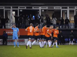 Steve McNulty celebrates after his wonder goal