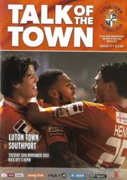 Programme: Luton Town FC vs Southport (26th Nov 2013)