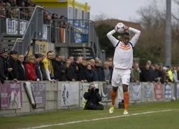 Tinashe Chabata takes a throw-in