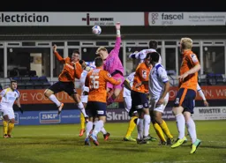 Pressure on the Staines defence