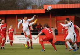 Andre Gray lashes the ball
