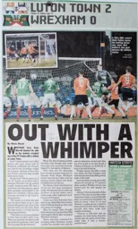 Match Report: Luton Town FC vs Wrexham (14th Dec 2013)