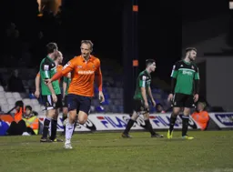 Paul Benson moments after making it 4-0