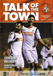 Programme: Luton Town FC vs Wrexham (14th Dec 2013)