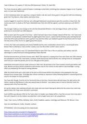 Match Report: Luton Town FC vs Gateshead (21st Dec 2013)