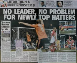 Match Report: Luton Town FC vs Kidderminster Harriers (28th Dec 2013)