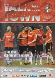 Programme: Luton Town FC vs Kidderminster Harriers (28th Dec 2013)