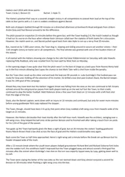 Match Report: Luton Town FC vs Barnet (1st Jan 2014)