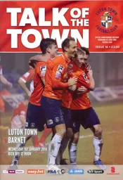 Programme: Luton Town FC vs Barnet (1st Jan 2014)