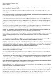 Match Report: Lincoln City vs Luton Town FC (4th Jan 2014)