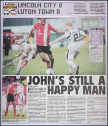 Match Report: Lincoln City vs Luton Town FC (4th Jan 2014)