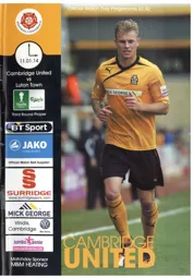 Programme: Cambridge United vs Luton Town FC (11th Jan 2014)