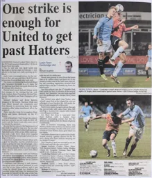 Match Report: Luton Town FC vs Cambridge United (14th Jan 2014)