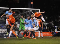 Mark Cullen jumps high