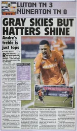 Match Report: Luton Town FC vs Nuneaton Town (25th Jan 2014)