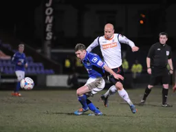 Luke Guttridge on the attack