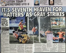 Match Report: Luton Town FC vs Hereford United (15th Feb 2014)