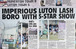 Match Report: Nuneaton Town vs Luton Town FC (22nd Feb 2014)