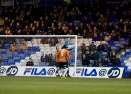 Elliot Justham gathers the ball