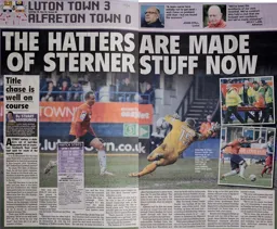 Match Report: Luton Town FC vs Alfreton Town (1st Mar 2014)