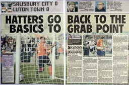 Match Report: Salisbury City vs Luton Town FC (8th Mar 2014)