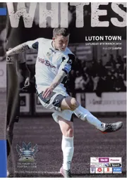 Programme: Salisbury City vs Luton Town FC (8th Mar 2014)