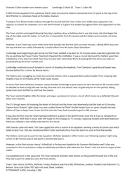 Match Report: Cambridge United vs Luton Town FC (11th Mar 2014)