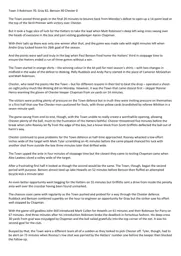 Match Report: Luton Town FC vs Chester FC (22nd Mar 2014)