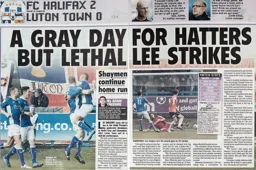 Match Report: FC Halifax Town vs Luton Town FC (29th Mar 2014)