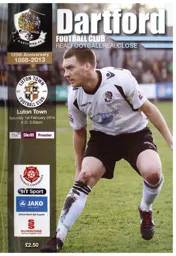 Programme: Dartford vs Luton Town FC (1st Apr 2014)