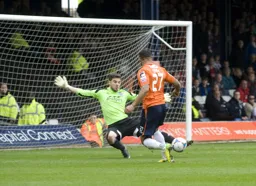 Andre Gray having a shot