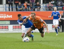 Paul Benson being fouled