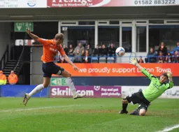 Paul Benson taking a shot