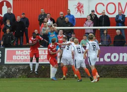 Mark Tyler gathers the ball under pressure