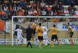 Mark Tyler punches away