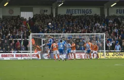 Mark Tyler punches away