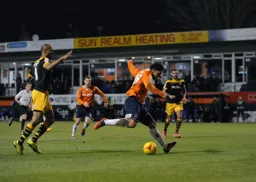 Nathan Doyle on the ball