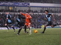 Ricky Miller receives some close attention