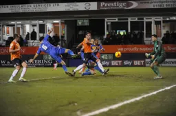 Andy Drury goes close