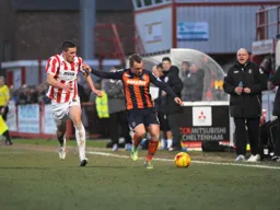 Ricky Miller on the ball