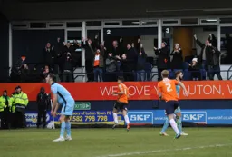 Jonathan Smith celebrates his goal